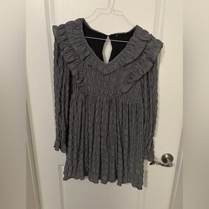 Moon River Ruffled baby doll style dress